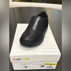 Boys black shoes- Geox
